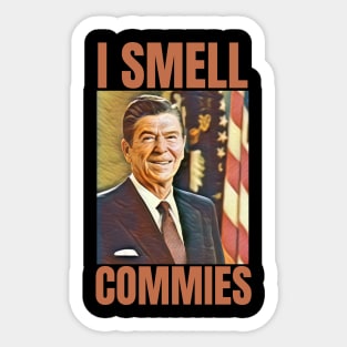 I Smell Commies Sticker